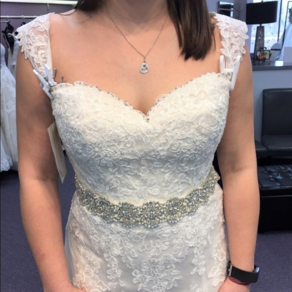 New Mori Lee Wedding Dress. Never worn/altered - Picture 7 of 8